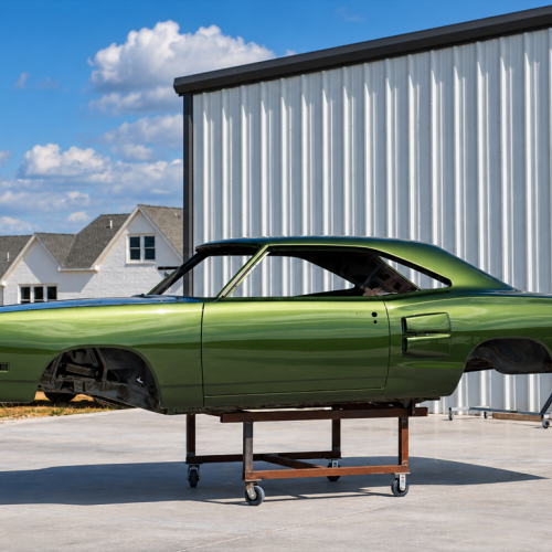 1969DodgeSuperbeeSmothersSupercarsF8GreenAutoRestorationPaint